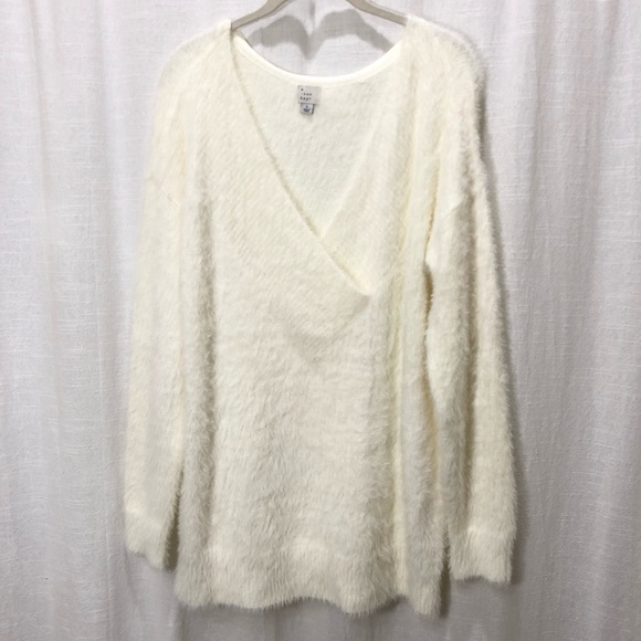 a new day Sweaters - A NEW DAY TARGET off white v-neck sweater